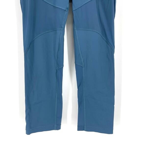 Lululemon Hot Pursuit High Rise Crop 21" Size 6 Petrol Blue - Picture 4 of 8